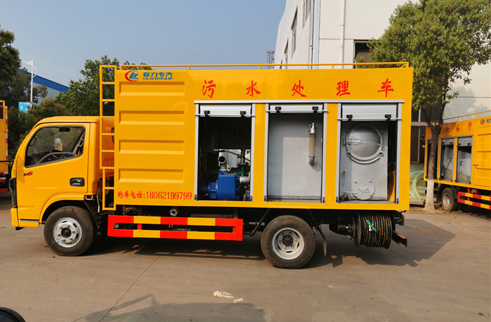 281摄山星城观梅污水分离车