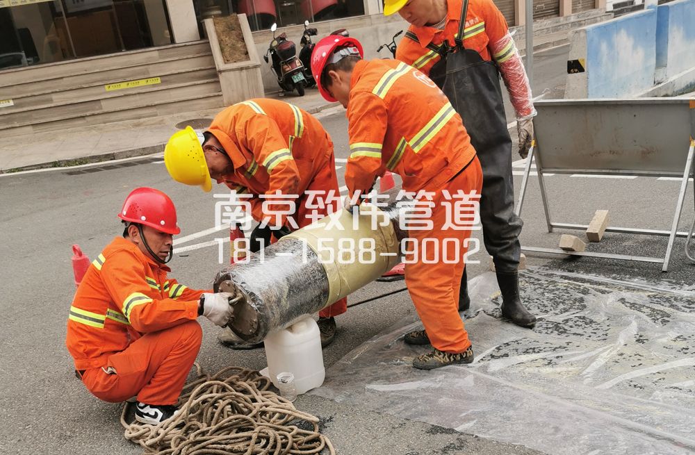 摄山星城观梅管道修复